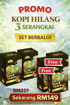 ☕ KOPI MORINGA ADDIN HERB SET JIMAT 5 KOTAK - Kopi Moringga Hq