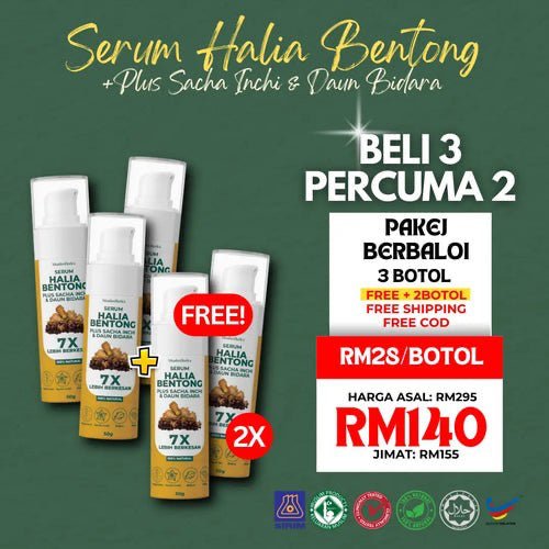 SET SIHAT SEPENUHNYA 3 PERCUMA 2 - HALIA BENTONG HQ